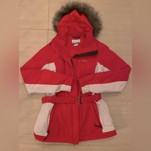 Columbia Womens Red Winter Coat